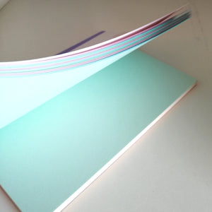 'Milky Color' Papir Blok, 10 Farver (40 stk. Papir)