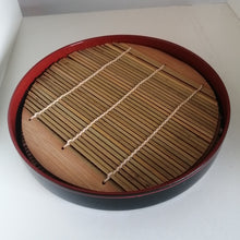 Indlæs billede til gallerivisning Vintage Japansk Bakke med Måtter i Bambus