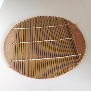 Vintage Japansk Bakke med Måtter i Bambus